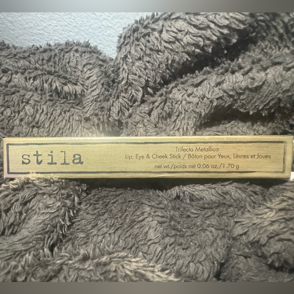 Stila Trifecta Metallica Lip, Eye, & Cheek Stick Shade Topaz